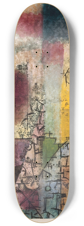 Paul Klee - Untitled 8.25 inch art skate deck