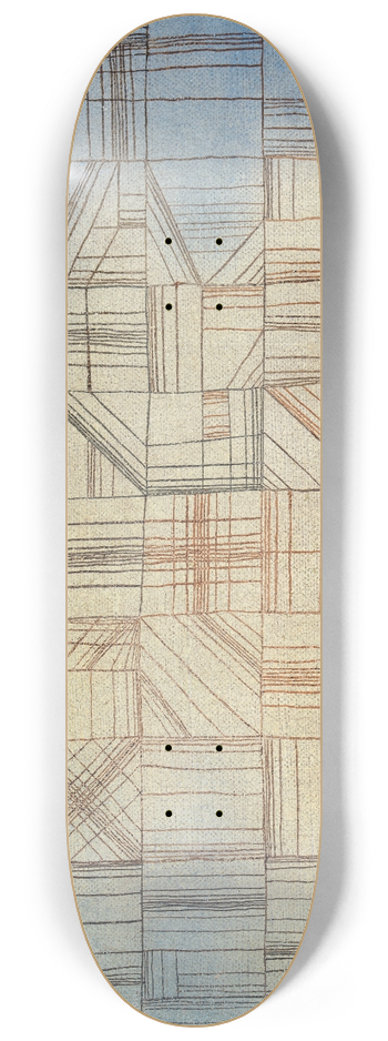 Paul Klee - Variations (Progressive Motif) 8.25 inch art skate deck