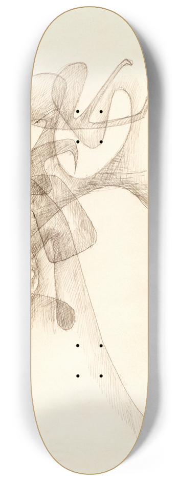 Paul Klee - Vibrant 8.25 inch art skate deck