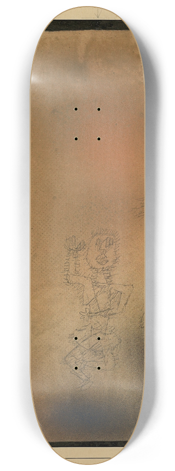 Paul Klee - Zwei Seelen aufwrts 8.25 inch art skate deck