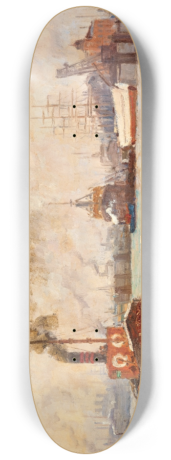 Paul Kutscha - Hamburg Harbour 8.25 inch art skate deck