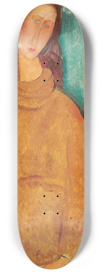 Amedeo Modigliani - Portrait Of Jeanne Hbuterne 8.25 inch art skate deck