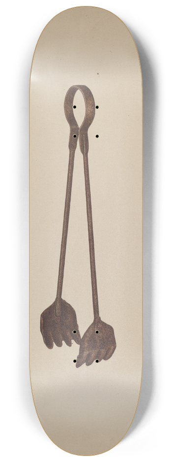 Paul Poffinbarger - Fireplace Tongs 8.25 inch art skate deck