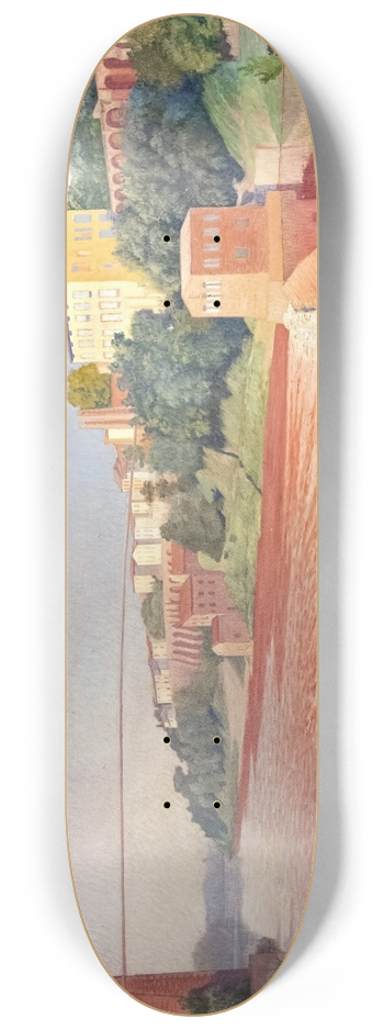 Paul Prouho - Panorama de Rabastens 8.25 inch art skate deck