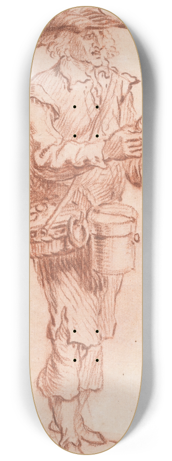 Paul Sandby - The Itinerant Pedlar 8.25 inch art skate deck