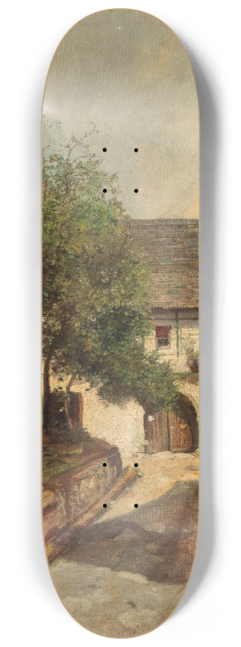 Paul Unbereit - Alte Gasse Wachau 8.25 inch art skate deck