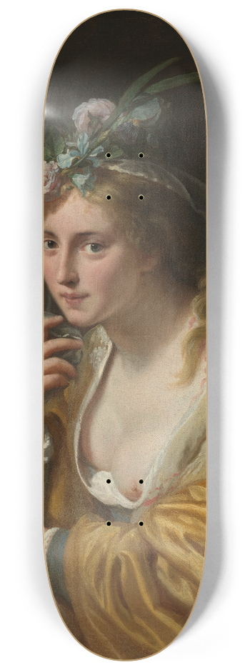 Paulus Moreelse - A Shepherdess 8.25 inch art skate deck