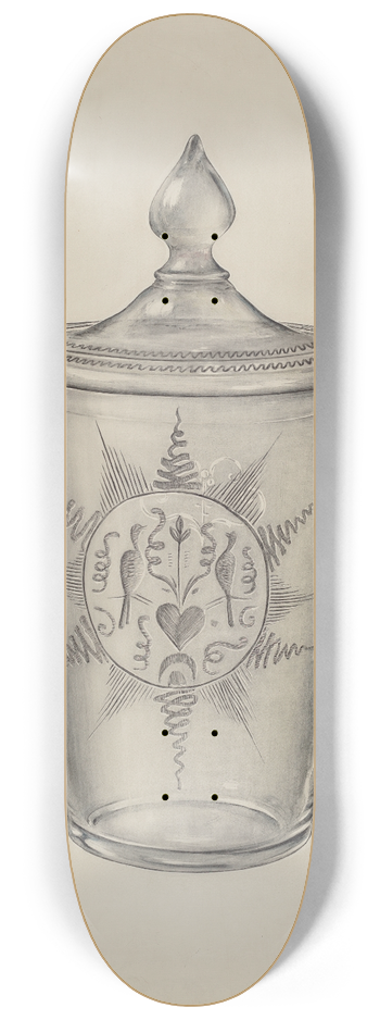 Paul Ward - Covered Flip Glass 8.25 inch art skate deck