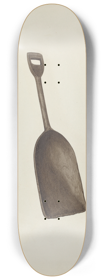 Pearl Davis - Wooden Grain Shovel 8.25 inch art skate deck