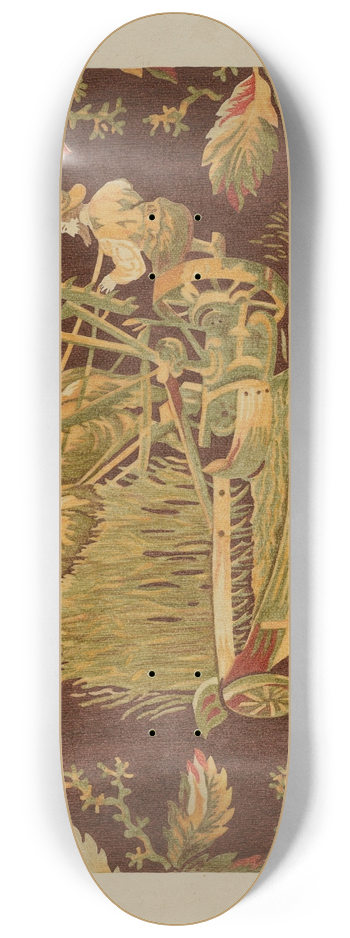 Pearl Gibbo - Printed Textile 8.25 inch art skate deck