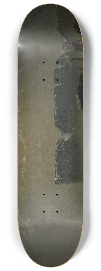Peder Balke - The North Cape by Moonlight 8.25 inch art skate deck
