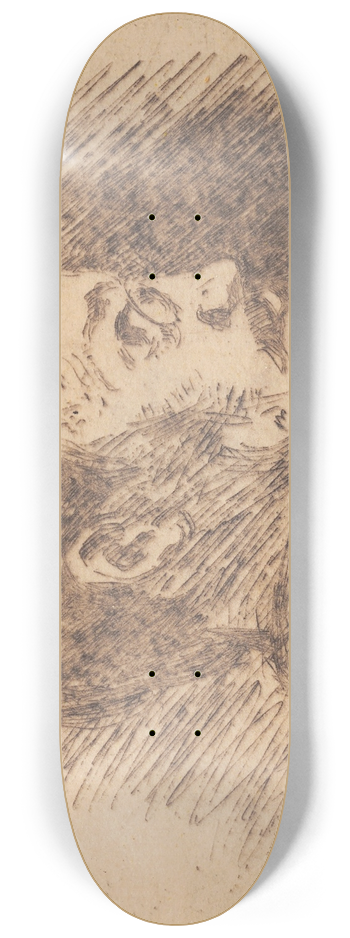 Peder Severin Kryer - Portrt af Julius Paulsen 8.25 inch art skate deck