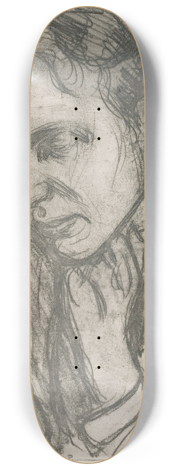 Pekka Halonen - Young Man Deep in Thought 8.25 inch art skate deck
