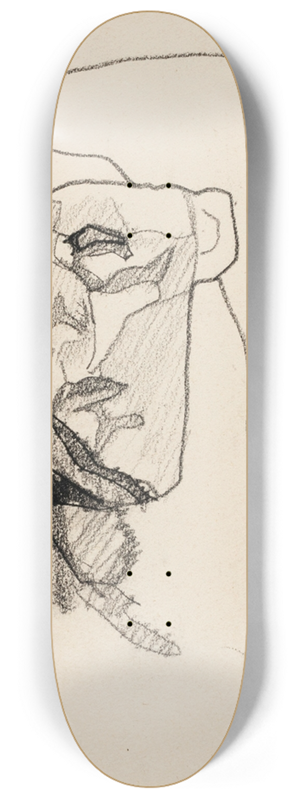 Amedeo Modigliani - Tte de femme 8.25 inch art skate deck