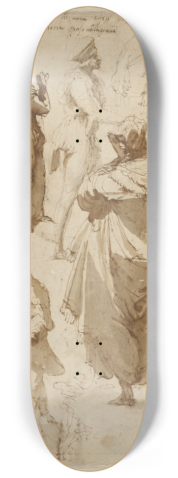 Perino Del Vaga - Figure Studies 8.25 inch art skate deck