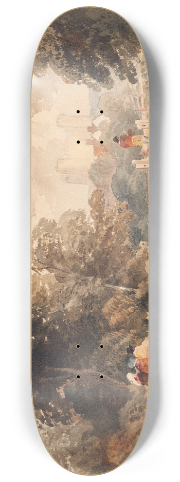 Peter De Wint - Landscape 8.25 inch art skate deck