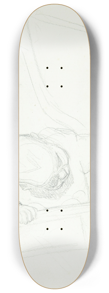 Peter Hansen - Barn i vugge 8.25 inch art skate deck