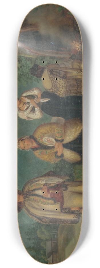 Peter Michal Boh - On the Road (Linen Makers) 8.25 inch art skate deck