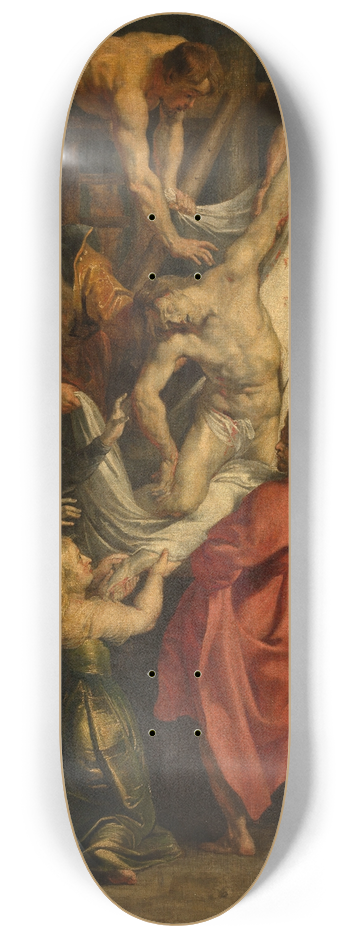 Peter Paul Rubens - Descent from the Cross 8.25 inch art skate deck