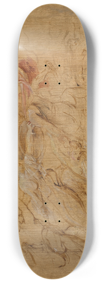 Peter Paul Rubens - Minerva and Hercules Restraining Mars 8.25 inch art skate deck