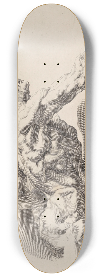 Peter Paul Rubens - Nude Study 8.25 inch art skate deck