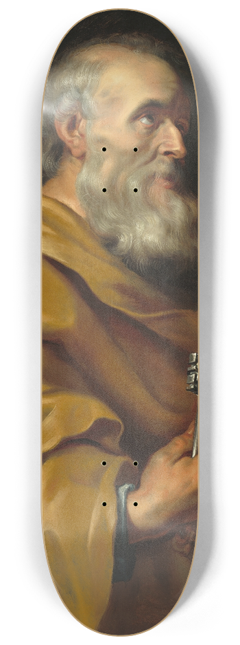 Peter Paul Rubens - Saint Peter 8.25 inch art skate deck