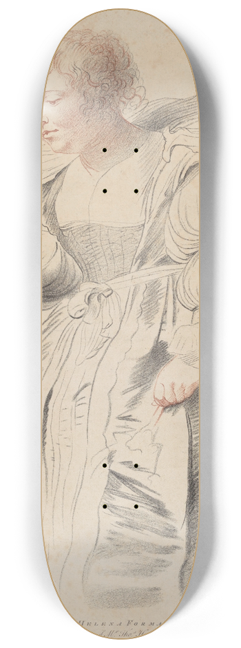 Peter Paul Rubens - Standing Young Woman 8.25 inch art skate deck