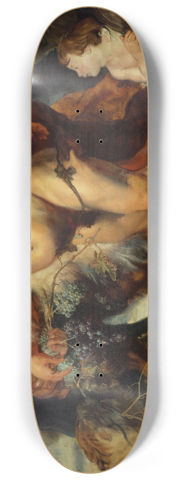 Peter Paul Rubens - The drunken Silenus 8.25 inch art skate deck