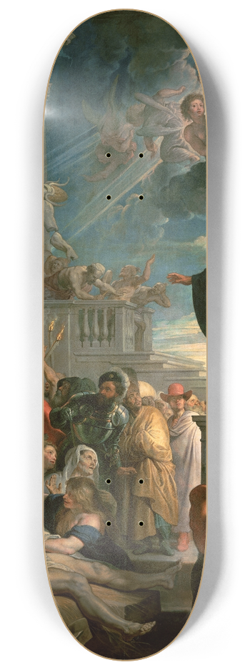 Peter Paul Rubens - The miracles of St. Francis Xavier 8.25 inch art skate deck
