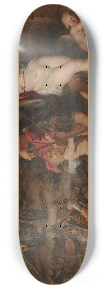 Peter Paul Rubens - The Return From War,Mars Disarmed By Venus 8.25 inch art skate deck