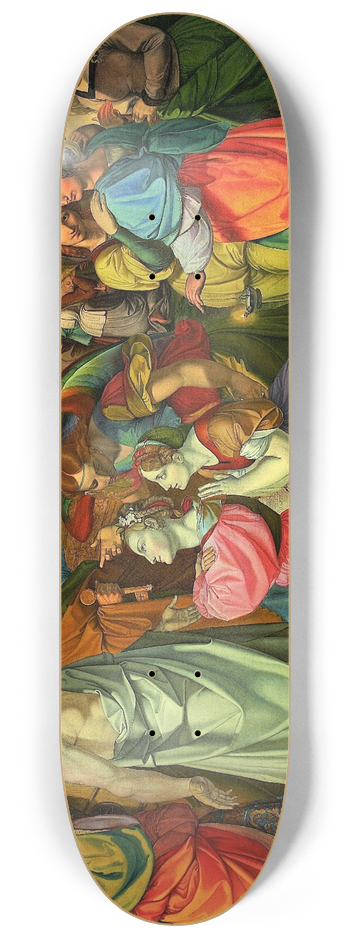 Peter von Cornelius - The Parable of Wise and Foolish Virgins (unfinished) 8.25 inch art skate deck