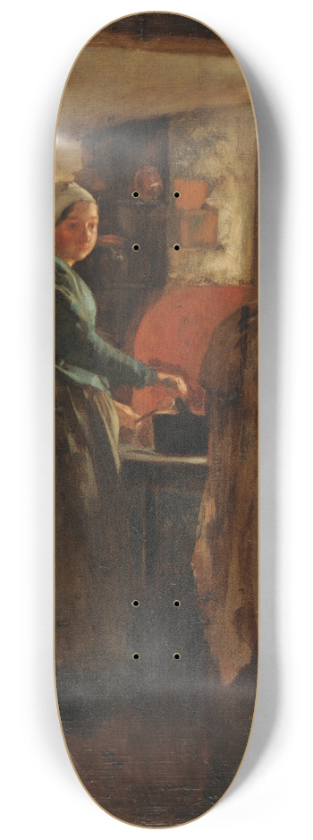 Philibert Leon Couturier - Scne dintrieur 8.25 inch art skate deck