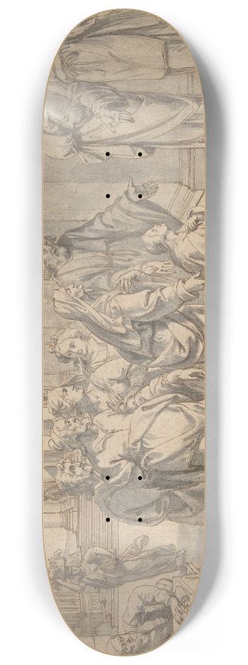 Philippe de Champaigne - The Presentation of the Virgin 8.25 inch art skate deck