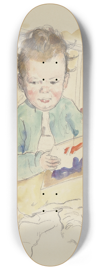 Philipp Franck - Playing child 8.25 inch art skate deck