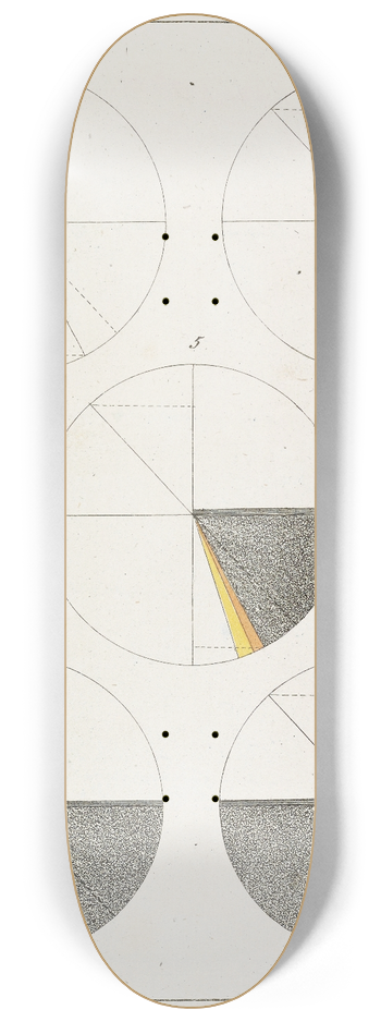 Johann Wolfgang Von Goethe - Zur Farbenlehre Pl.12 8.25 inch art skate deck