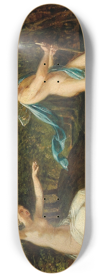 Philipp Friedrich Von Hetsch - Cupid and Psyche 8.25 inch art skate deck