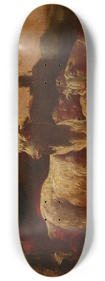 Philipp Peter Roos - Goats and Sheep 8.25 inch art skate deck