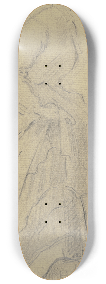 Philipp Rumpf - Stehende Frau, sich vorneigend 8.25 inch art skate deck