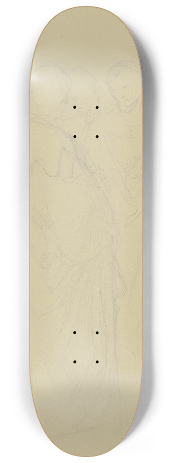 Philipp Veit - Four clergymen 8.25 inch art skate deck