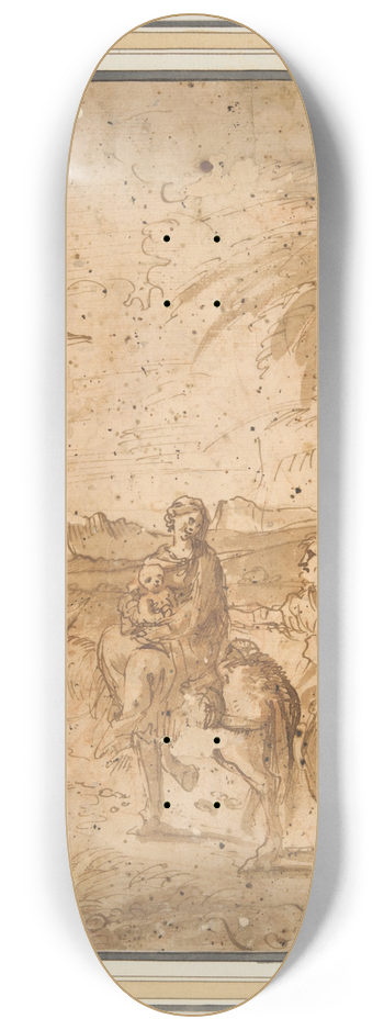 Pier Francesco Mola - Flight intoEgypt 8.25 inch art skate deck