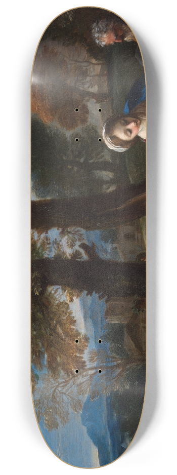 Pier Francesco Mola - The Rest on the Flight into Egypt 8.25 inch art skate deck