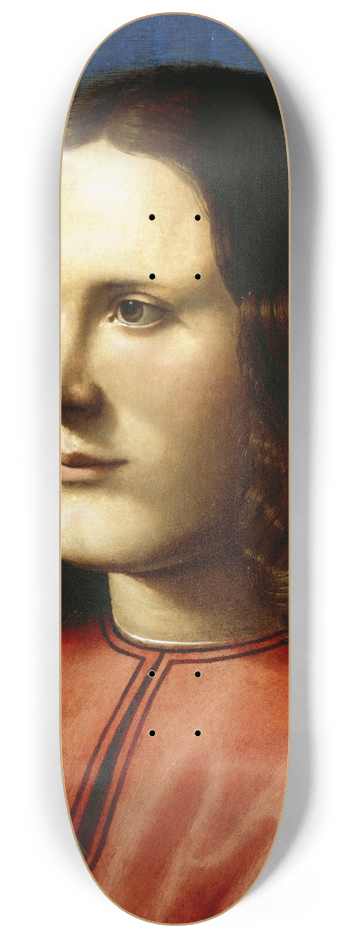 Piero di Cosimo - A Young Man 8.25 inch art skate deck