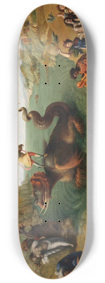 Piero di Cosimo - Perseus Frees Andromeda 8.25 inch art skate deck