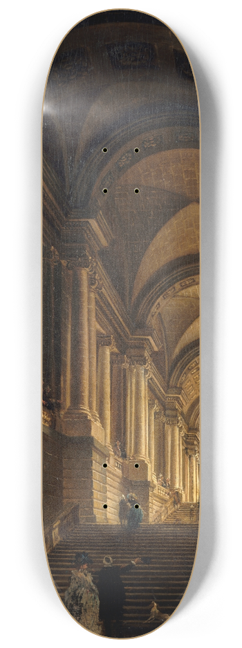 Pierre-Antoine Demachy - Escalier dun palais imaginaire 8.25 inch art skate deck