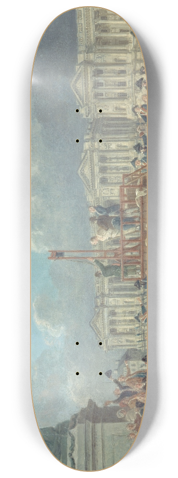 Pierre-Antoine Demachy - Une excution capitale, place de la Rvolution 8.25 inch art skate deck