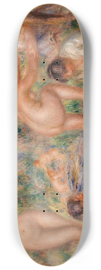 Pierre-Auguste Renoir - Bathing Group 8.25 inch art skate deck