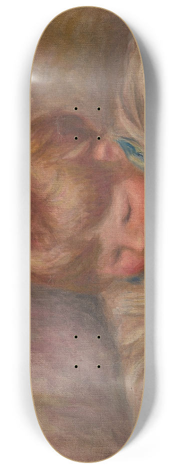 Pierre-Auguste Renoir - Claude Renoir crivant 8.25 inch art skate deck
