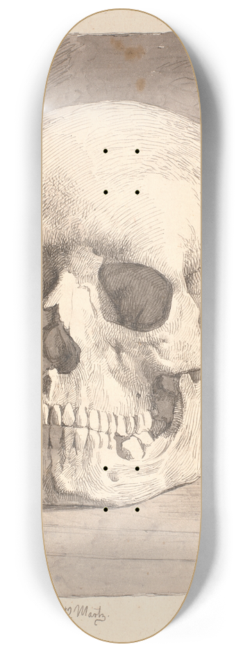Johan Thomas Lundbye - Kranium, set forfra 8.25 inch art skate deck