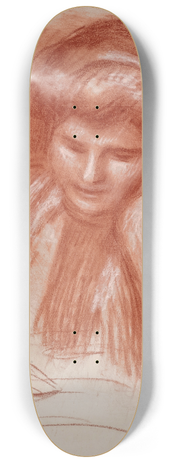 Pierre-Auguste Renoir - Gabrielle lisant 8.25 inch art skate deck