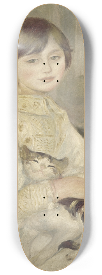 Pierre-Auguste Renoir - Julie Manet 8.25 inch art skate deck